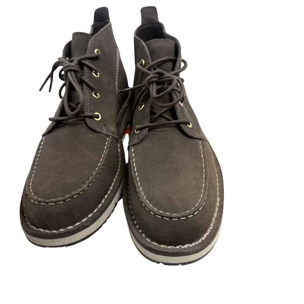 Timberland Westmore Mid Lace Chukka Boot Mens 11 Brown Suede Moc Toe TB0A5YGY901